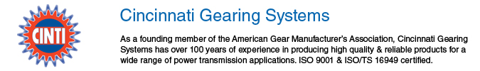 Cincinnati Gearing Systems Inc.