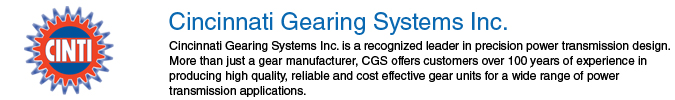 Cincinnati Gearing Systems Inc.
