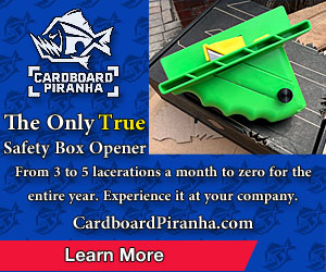 Cardboard Piranha - Fuzzy Butt Innovations, LLC