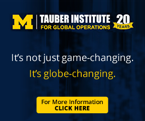 Tauber Institute for Global Operations at University of Michigan